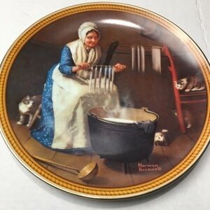 Light for the Winter Norman Rockwell Plate | Knowles | 9"